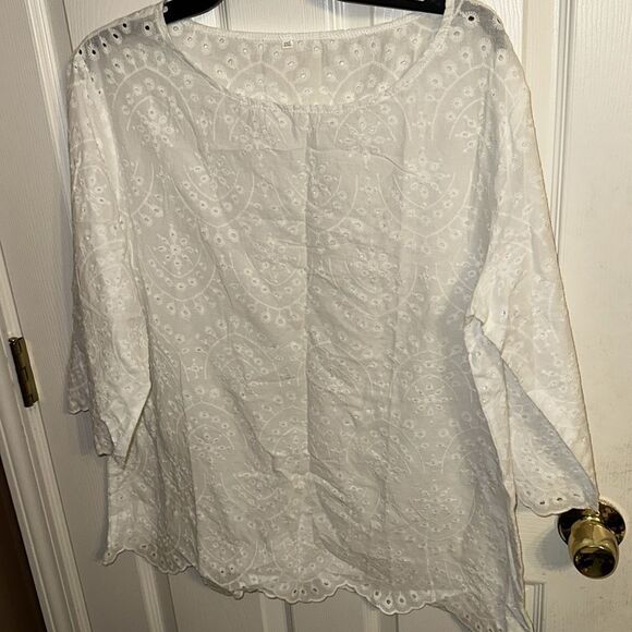 White blouse size 2xl. NWOT - Picture 3 of 6